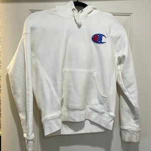 Champion White Hoodie